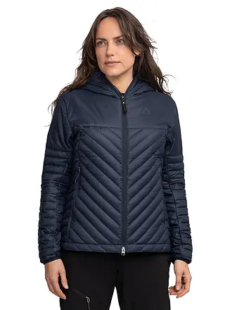 SCHÖFFEL | Damen Isojacke Cascata Down Hoodie | dunkelblau